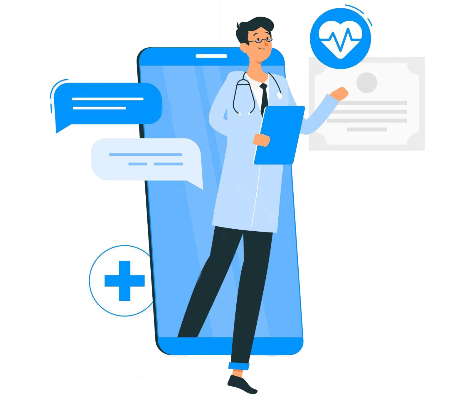 Contact Form Illustration